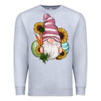 Heather Grey easter gnomes egg carrot sunflowers Premium Sweatshirt - RanaPortraitStore