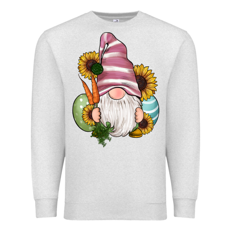 Easter Gnomes Egg Carrot Sunflowers Premium Sweatshirt by RanaPortraitStore | Teevron