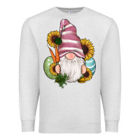 Oatmeal Heather easter gnomes egg carrot sunflowers Premium Sweatshirt - RanaPortraitStore