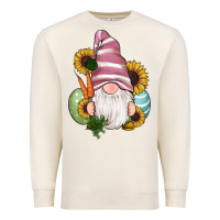 Sandshell easter gnomes egg carrot sunflowers Premium Sweatshirt - RanaPortraitStore