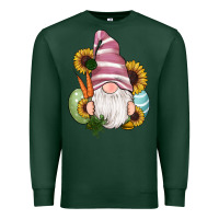 Sports Green easter gnomes egg carrot sunflowers Premium Sweatshirt - RanaPortraitStore