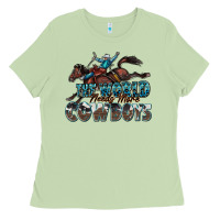Matcha the world needs more cowboys Ladies Tee - Zillion Design Studio