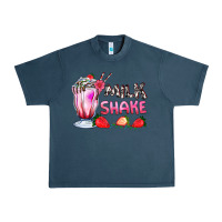 Midnight Navy milkshake with strawberry Urban Heavy Tee - AdoDesignShop
