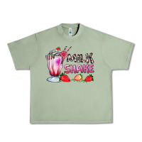 Oil Green milkshake with strawberry Urban Heavy Tee - AdoDesignShop