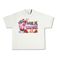 Pistachio milkshake with strawberry Urban Heavy Tee - AdoDesignShop