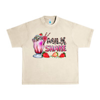 Sandshell milkshake with strawberry Urban Heavy Tee - AdoDesignShop