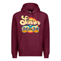 Burgundy senior 2024 Premium Hoodie - JahusDesignShop