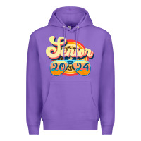 Purple senior 2024 Premium Hoodie - JahusDesignShop