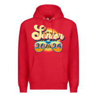 Red senior 2024 Premium Hoodie - JahusDesignShop