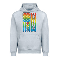 Autism American Flag Urban Hoodie | Teevron
