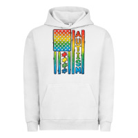 Pigment Lunar Rock Autism American Flag Urban Hoodie - CowGirlArtShop