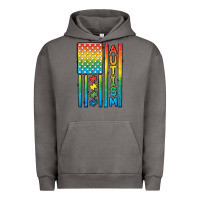 Pigment Tornado Autism American Flag Urban Hoodie - CowGirlArtShop