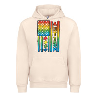 Sandshell Autism American Flag Urban Hoodie - CowGirlArtShop