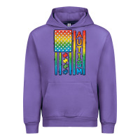 Tulip Autism American Flag Urban Hoodie - CowGirlArtShop