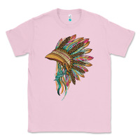 Bubblegum Pink indian leopard headdress Classic Tee - BarkalooDesign
