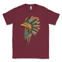 Burgundy indian leopard headdress Classic Tee - BarkalooDesign