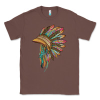 Chestnut indian leopard headdress Classic Tee - BarkalooDesign