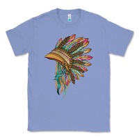 Colony Blue indian leopard headdress Classic Tee - BarkalooDesign