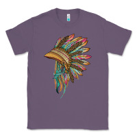 Lavender indian leopard headdress Classic Tee - BarkalooDesign