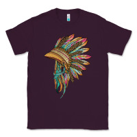 Plum indian leopard headdress Classic Tee - BarkalooDesign