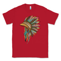 Red indian leopard headdress Classic Tee - BarkalooDesign
