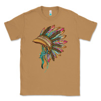 Toasted Coconut indian leopard headdress Classic Tee - BarkalooDesign