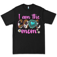 Black i am cool mom Premium Tee - texasbilliewilder