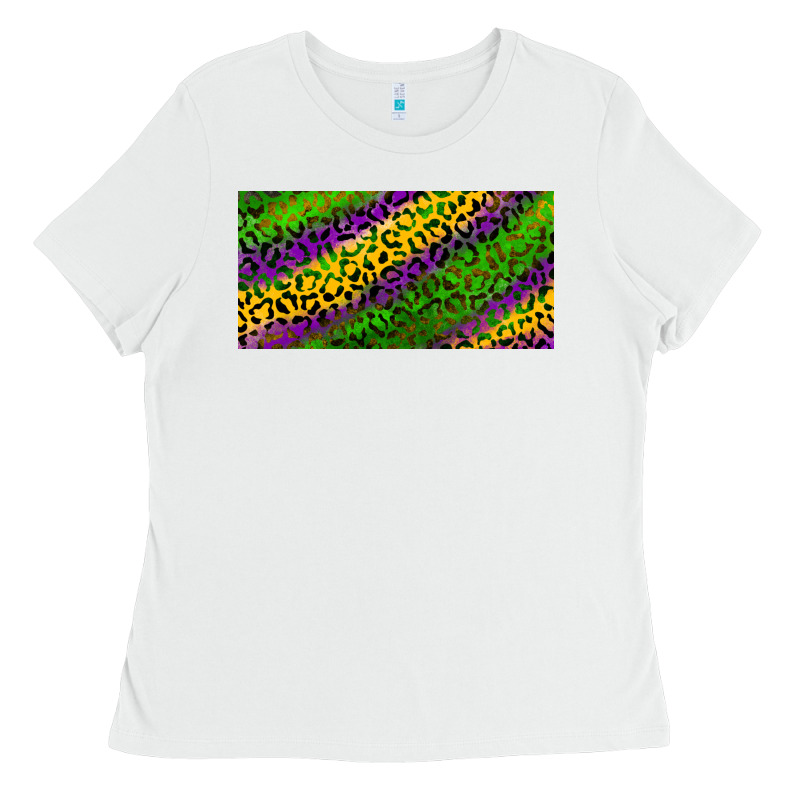 Mardi Gras Leopard Ladies Tee by RanaPortraitStore | Teevron