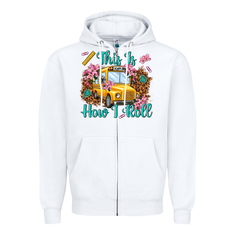This Is How I Roll Zipper Hoodie by NancyCooperArtShop | Teevron