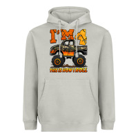 Moon Dust i'm four this is how i roll monster truck birthday Heavyweight Hoodie - Jasminsmagicworld