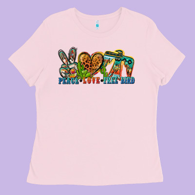 Peace Love Free Bird Ladies Tee Designed By Zillion Design Studio