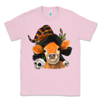 Bubblegum Pink halloween witch cow Classic Tee - Jasminsmagicworld
