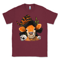 Burgundy halloween witch cow Classic Tee - Jasminsmagicworld