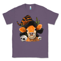 Lavender halloween witch cow Classic Tee - Jasminsmagicworld