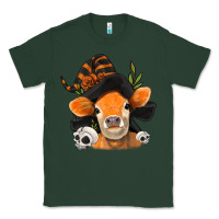 Sports Green halloween witch cow Classic Tee - Jasminsmagicworld