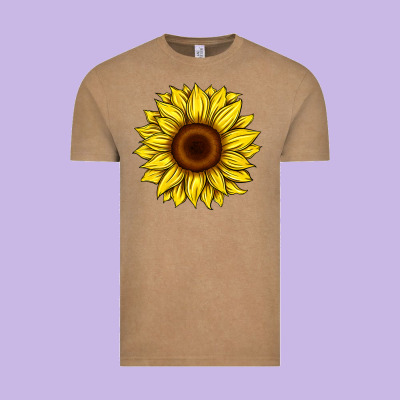 Sunflower Vintage Tee Designed By Artiststas