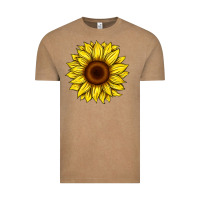 Vintage Coffee sunflower Vintage Tee - Artiststas