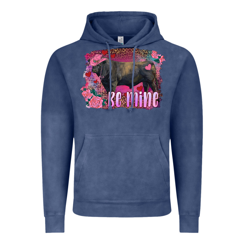 Be Mine Black Angus Bull Vintage Hoodie by RanaPortraitStore | Teevron