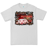 Dove Grey all i want for christmas is a pig baby Premium Tee - RanaPortraitStore