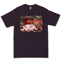 Plum all i want for christmas is a pig baby Premium Tee - RanaPortraitStore