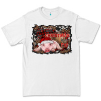 White all i want for christmas is a pig baby Premium Tee - RanaPortraitStore