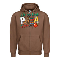 Chestnut living that para life Zipper Hoodie - NancyCooperArtShop