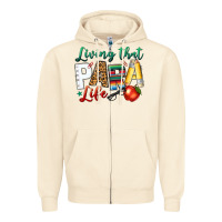 Sandshell living that para life Zipper Hoodie - NancyCooperArtShop