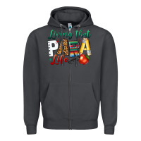 Smoke living that para life Zipper Hoodie - NancyCooperArtShop