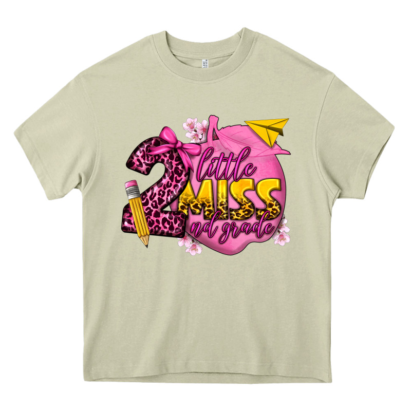Little Miss 2nd Grade Heavy Core Tee by texasbilliewilder | Teevron