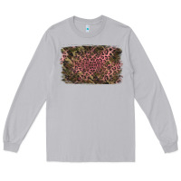 Moon Dust Camouflage Pink Leopard Background Long Sleeve Tee - Jasminsmagicworld