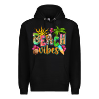 Black Beach vibes Premium Hoodie - NancyCooperArtShop