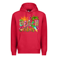 Cardinal Beach vibes Premium Hoodie - NancyCooperArtShop