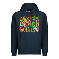 Navy Beach vibes Premium Hoodie - NancyCooperArtShop