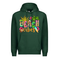 Sports Green Beach vibes Premium Hoodie - NancyCooperArtShop